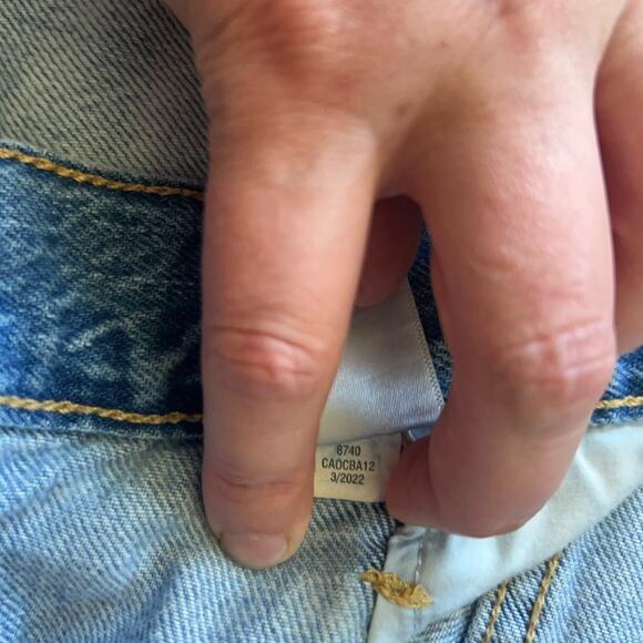 Aeropostale Wide Leg Jeans Light Wash High Rise Y2K Baggy 2000s Revival 12 - Picture 5 of 9